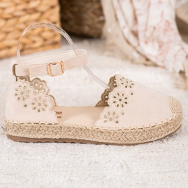 Seastar Espadrile cu model ajurat maro 2 Seastar Espadrile cu model ajurat maro 2