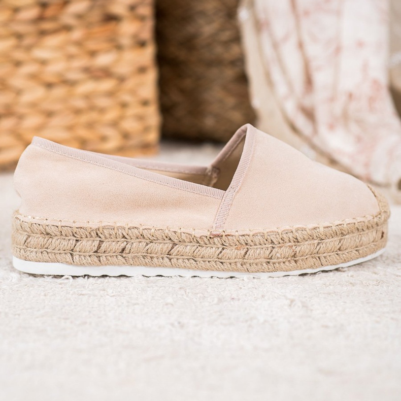 Seastar Espadrile din piele de căprioară bej 2