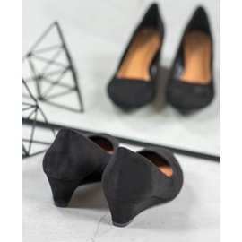 SHELOVET Pompe cu pană neagră negru 1