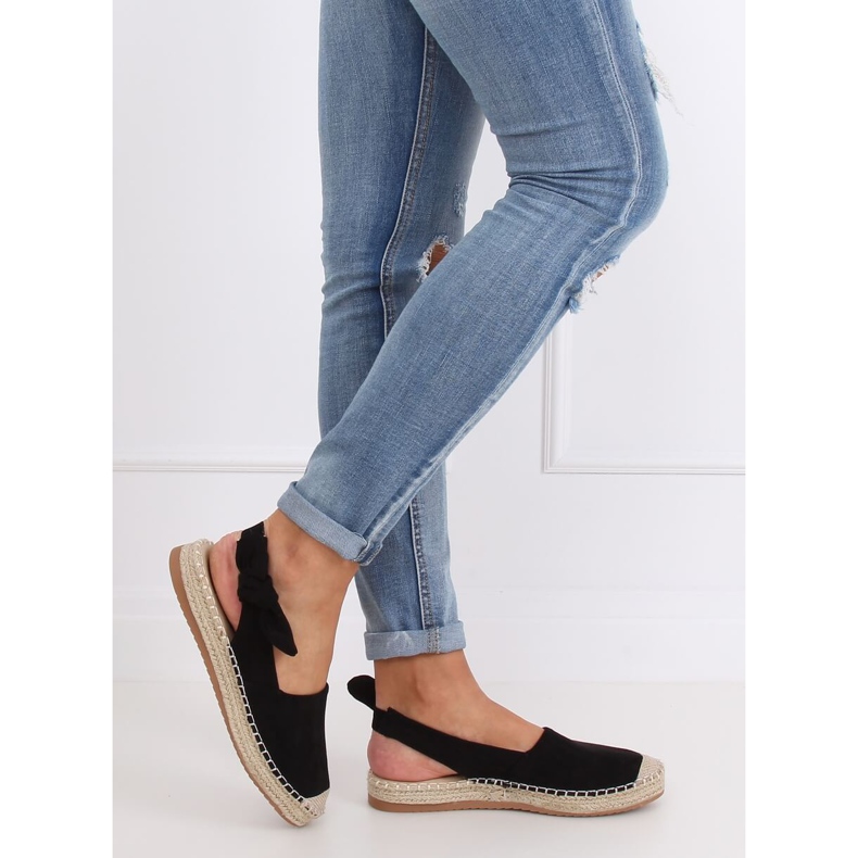 Espadrile dama negre 3016 Negre negru 2