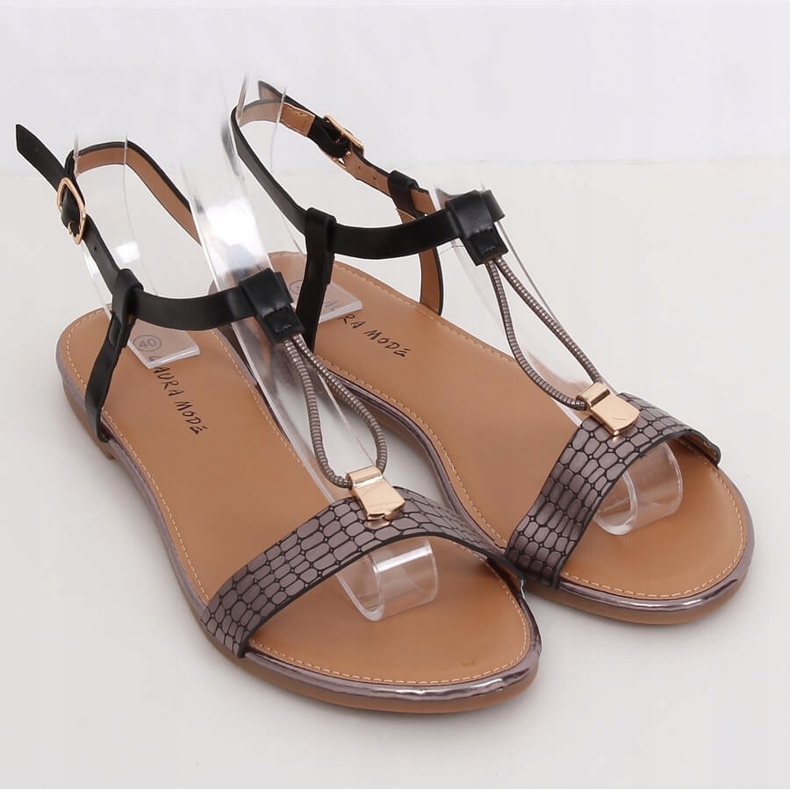 Sandale dama negre WL014 Negre negru 1 Sandale dama negre WL014 Negre negru 1