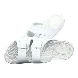 Flip-flops Nadia alb de sănătate fakir 3