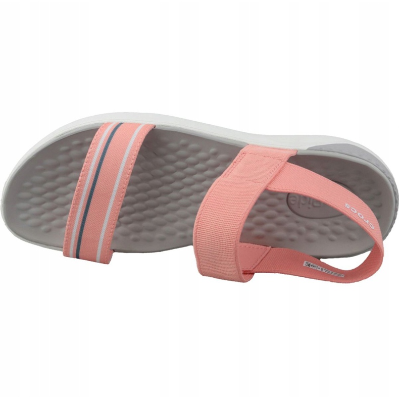 Crocs LiteRide Sandal W 205106-6KP sandale portocalii roz 2