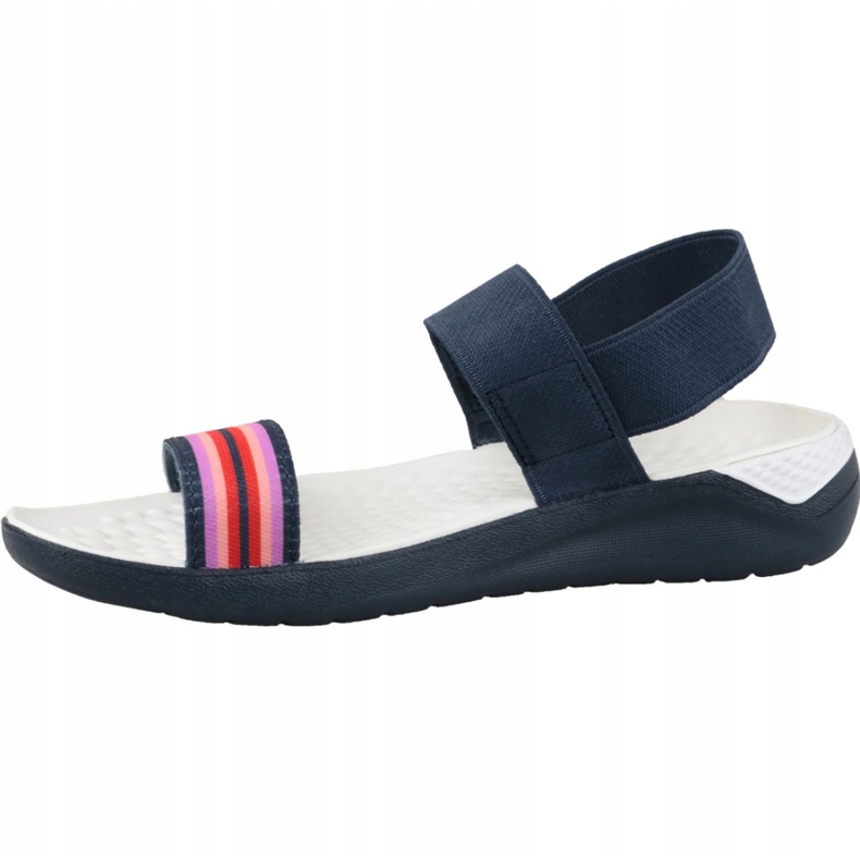 Sandale Crocs LiteRide W 205106-97W sandale bleumarin albastru marin roz 1