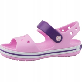 Crocs Crocband Sandal Kids 12856-6AI negru roz 1