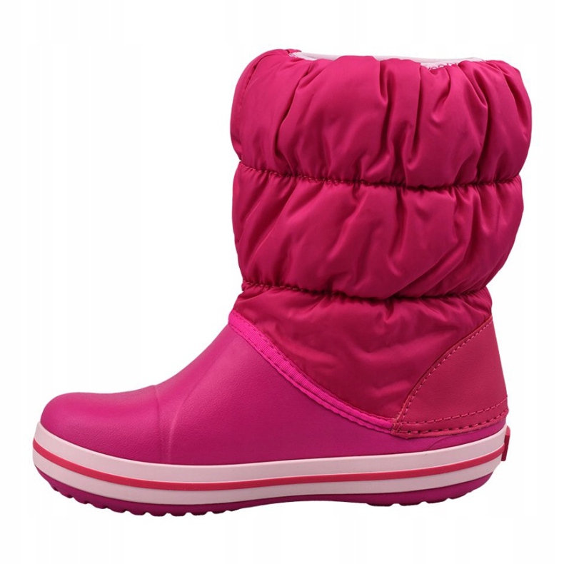 Crocs Winter Puff Boot Jr 14613-6X0 negru roz 1