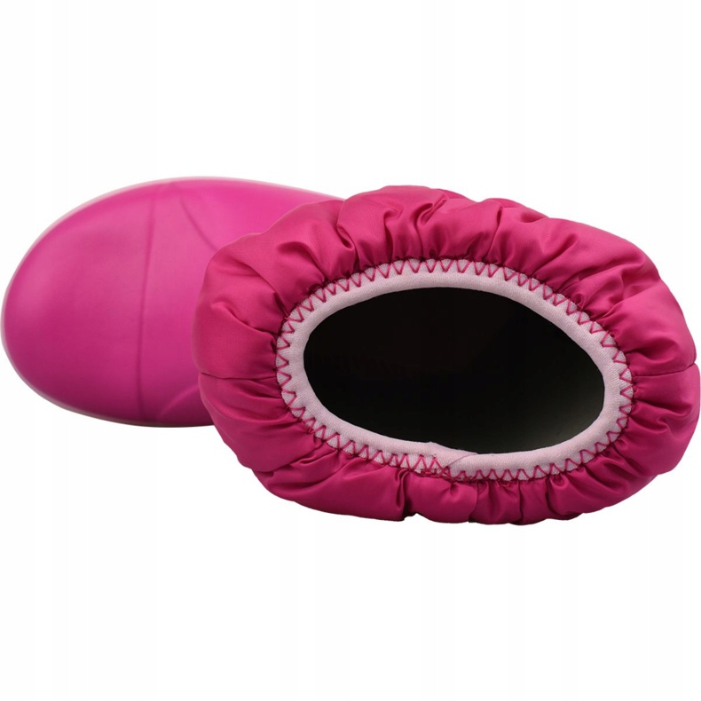 Crocs Winter Puff Boot Jr 14613-6X0 negru roz 2