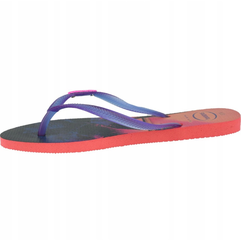 Havaianas Slim Paisage 4132614-6024 flip-flops albastru marin roz 1