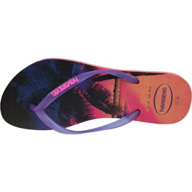 Havaianas Slim Paisage 4132614-6024 flip-flops albastru marin roz 2