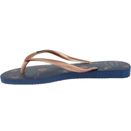 Havaianas Slim Nautial 4137125-1754 flip-flops violet albastru marin 1