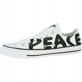 Pantofi Converse Chuck Taylor All Star Peace 167894C alb 1 Pantofi Converse Chuck Taylor All Star Peace 167894C alb 1