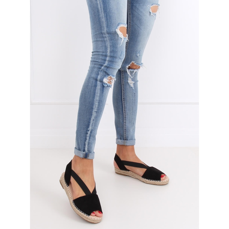 Espadrile dama negre 0M815 Negre negru 2 Espadrile dama negre 0M815 Negre negru 2
