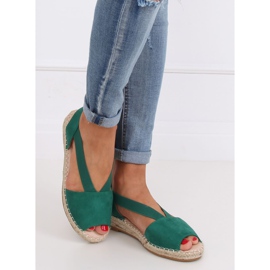 Espadrile verzi pentru femei 0M815 Verde 1