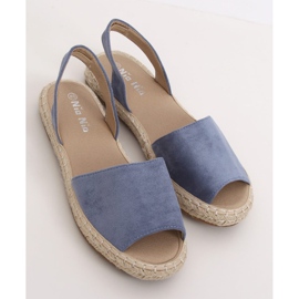 Albastru 99-26A Espadrile albastre 3