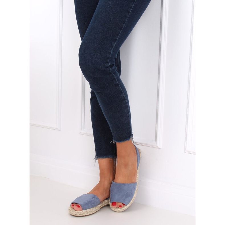 Albastru 99-26A Espadrile albastre 2