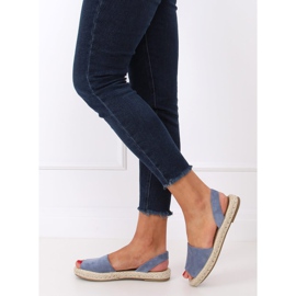 Albastru 99-26A Espadrile albastre 1
