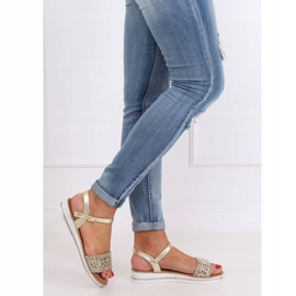 Sandale de aur pentru femei 35-197 Aur 1