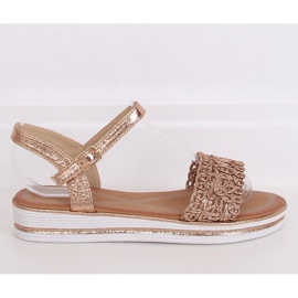 Sandale femei Champagne 35-197 Champagne roz 1