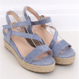 Sandale espadrile albastre 680-38 Albastru 2