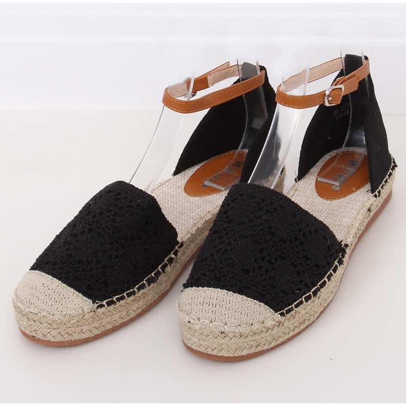 Espadrile tăiate negru 3035 Negru 1 Espadrile tăiate negru 3035 Negru 1