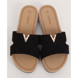 Papuci negri negri pentru femei G-5035 Negri negru 2