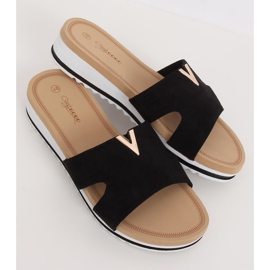 Papuci negri negri pentru femei G-5035 Negri negru 1 Papuci negri negri pentru femei G-5035 Negri negru 1