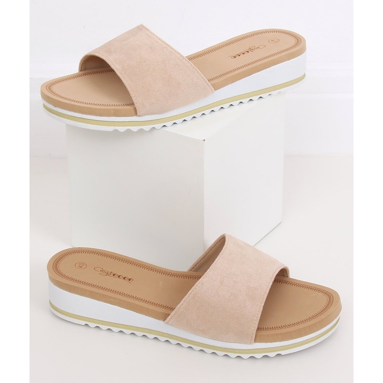 Papuci bej femei G-5036 Bej 1