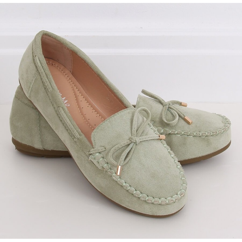 Mocasini pentru femei acvamarin LL97 Verde 2