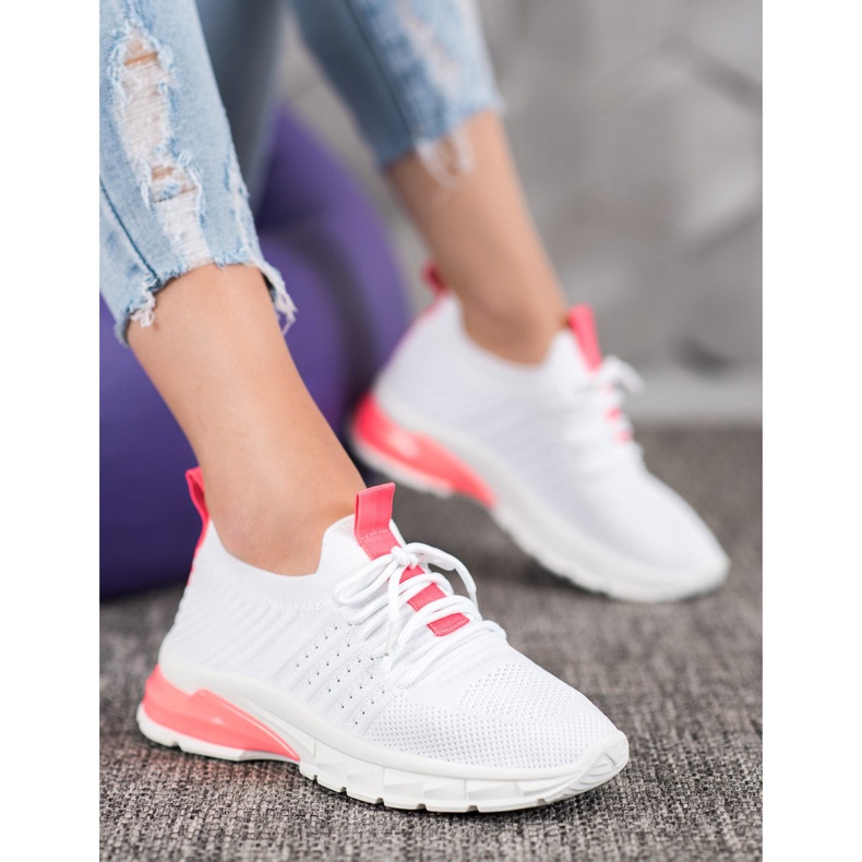 Bella Paris Adidași ajurati alb 1