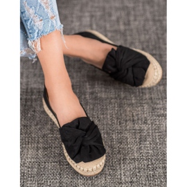 Seastar Espadrile din piele de căprioară pe platformă negru 1