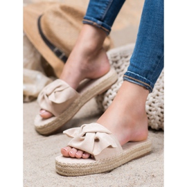 Seastar Espadrile din piele de căprioară bej 1
