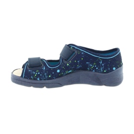 Încălțăminte pentru copii Befado 869Y142 albastru marin multicolor verde 2