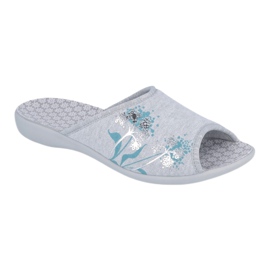 Pantofi de damă Befado pu 254D100 gri verde 1