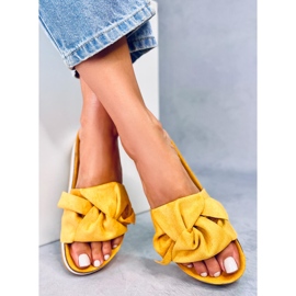 Papuci de damă pentru femei SS116P Galben 1