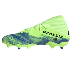 Ghete de fotbal Adidas Nemeziz 19.3 Fg M FV3988 roșu verde 1