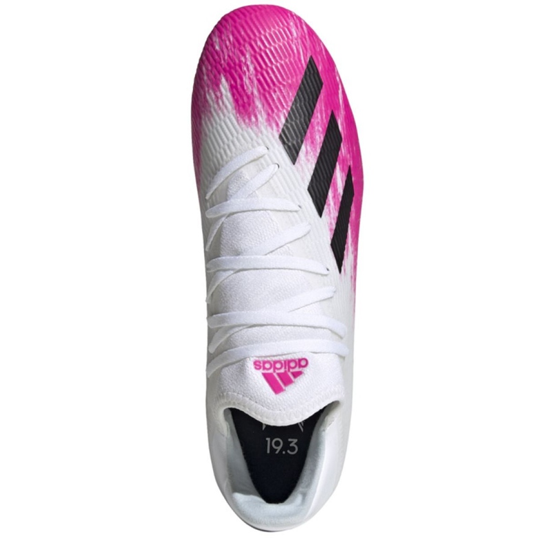 Ghete de fotbal Adidas X 19.3 Fg M EG7132 roșu alb 2