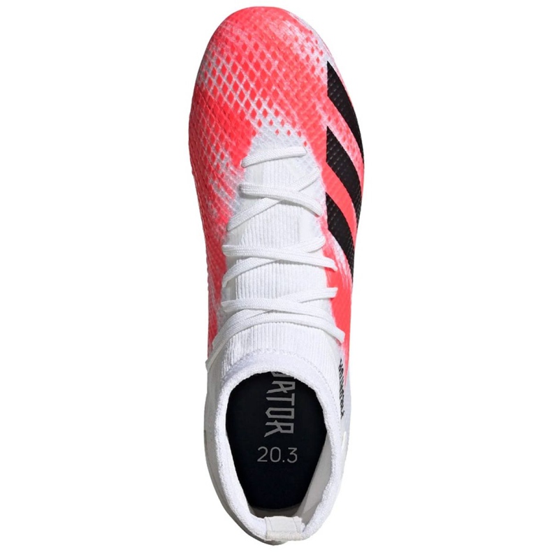 Ghete de fotbal Adidas Predator 20.3 Sg M EG0911 roșu alb 1