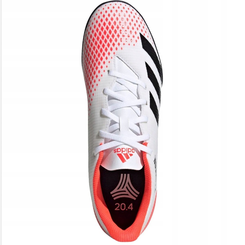 Ghete de fotbal Adidas Predator 20.4 Tf M EG0925 roșu alb 2