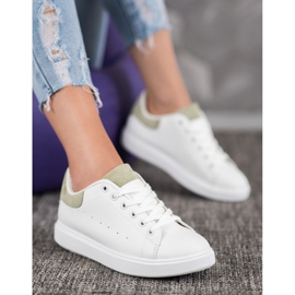 SHELOVET Pantofi sport casual alb 1