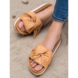 Seastar Papuci casual din piele de căprioară maro 2