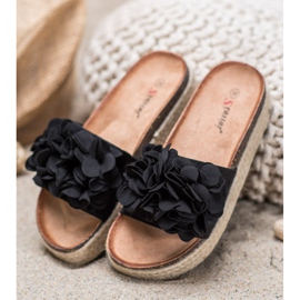 Seastar Papuci negri la modă negru 2