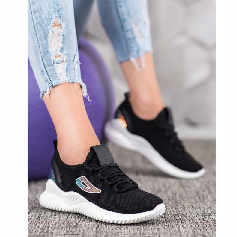 Adidași MCKEYLOR Cu Paiete negru 2 Adidași MCKEYLOR Cu Paiete negru 2