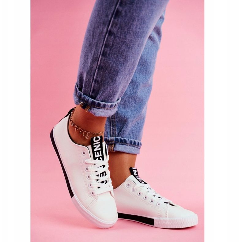 PS1 Adidași de dama negri Ville Classic alb 2