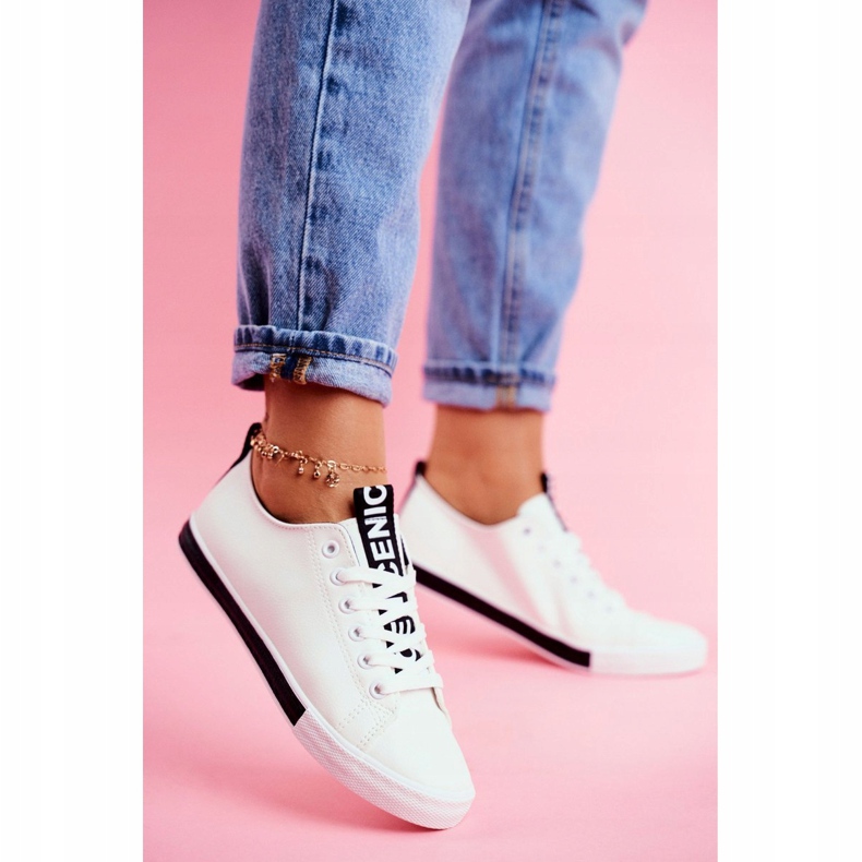 PS1 Adidași de dama negri Ville Classic alb 1