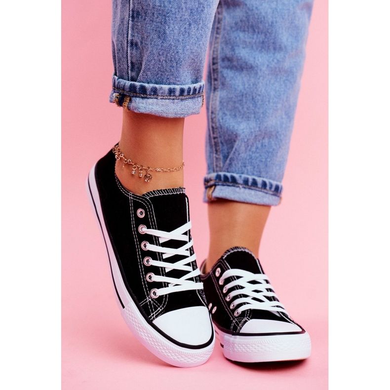 PS1 Adidași negri Omerta cu talpă albă negru 2