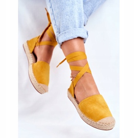 PS1 Espadrile pentru femei Tied Yellow Bonjour galben 2 PS1 Espadrile pentru femei Tied Yellow Bonjour galben 2