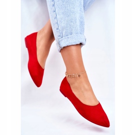 PS1 Balerini pentru femei din piele ecologică Red Bellissima roșu 2 PS1 Balerini pentru femei din piele ecologică Red Bellissima roșu 2