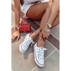 Adidași pentru femei Big Star Rubber Toe White DD274336 alb 1