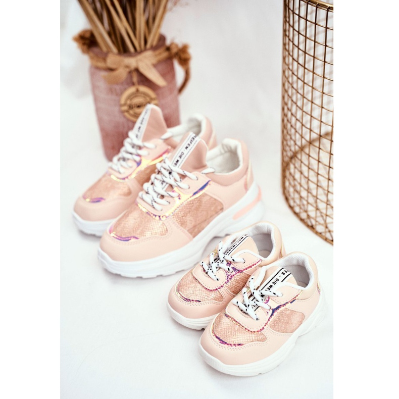 FRROCK Pantofi sport pentru copii Pink Snake Matylda roz 1
