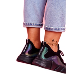 Pantofi sport pentru femei Big Star Black FF274A053 negru multicolor 4